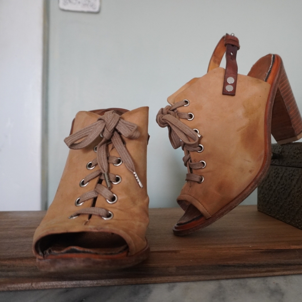 Rag and Bone Distressed Ankle Boots Size 8